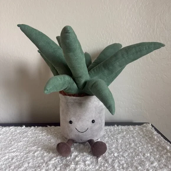 Jellycat Amuseables Aloe Vera Plush Sitting Plant - Picture 1 of 3